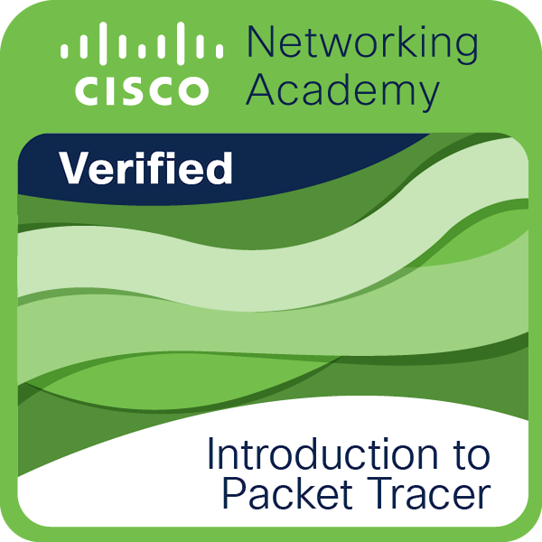 A Cisco Networking Academy Introduction to Packet Tracer Badge